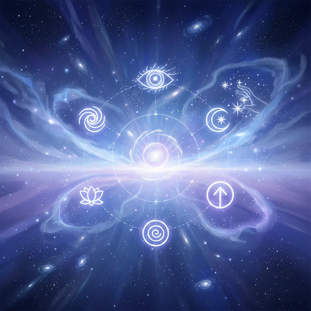 An illustration of signs that someone is ready for a psychic reading